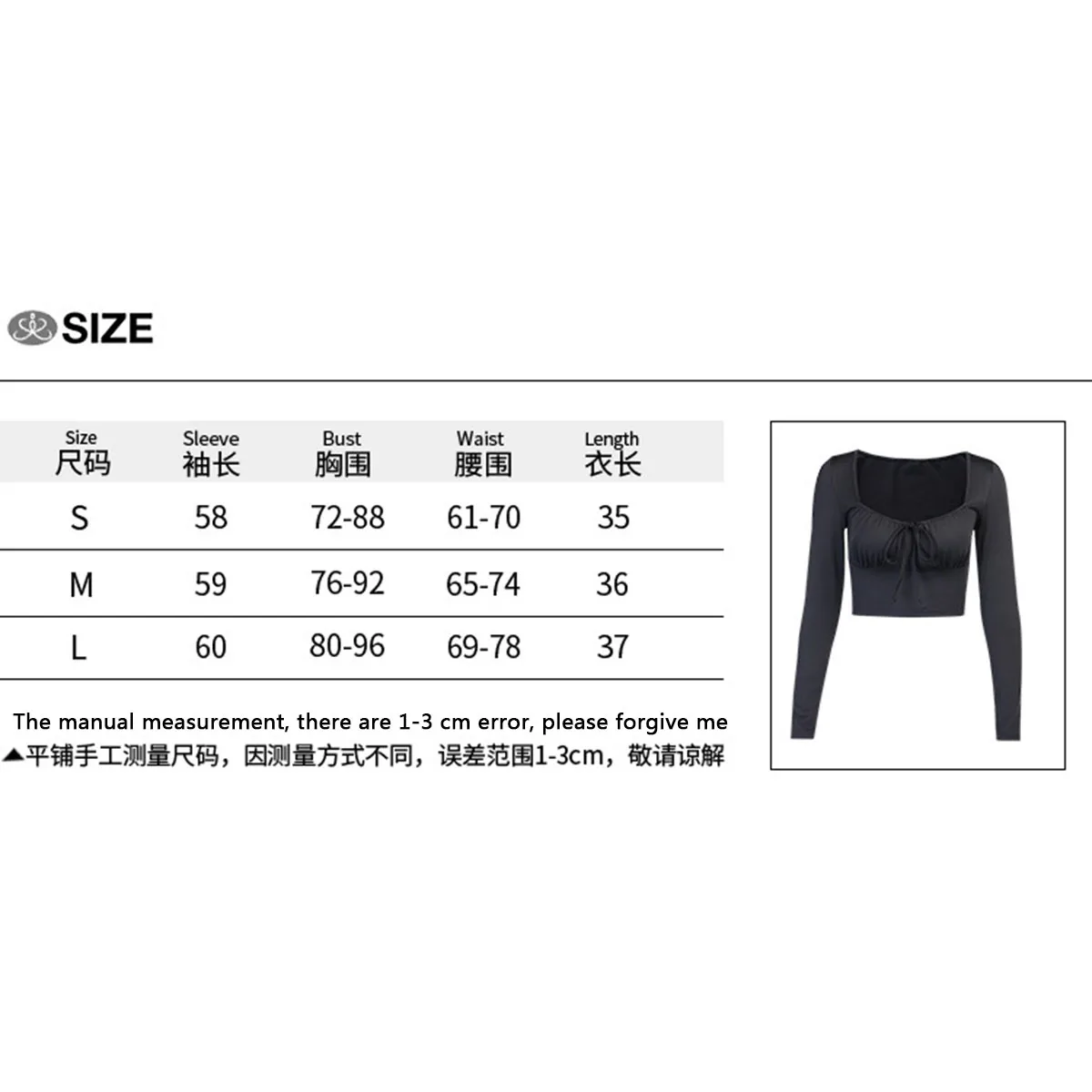 Women T-Shirt Wrapped Cropped Top Long-Sleeve Solid Ruffle Sexy Square Neck Bandage Elastic Pullover Tops Female Clothing 
Women T-Shirt Wrapped Cropped Top Long-Sleeve Solid Ruffle Sexy Square Neck Bandage Elastic Pullover Tops Female Clothing