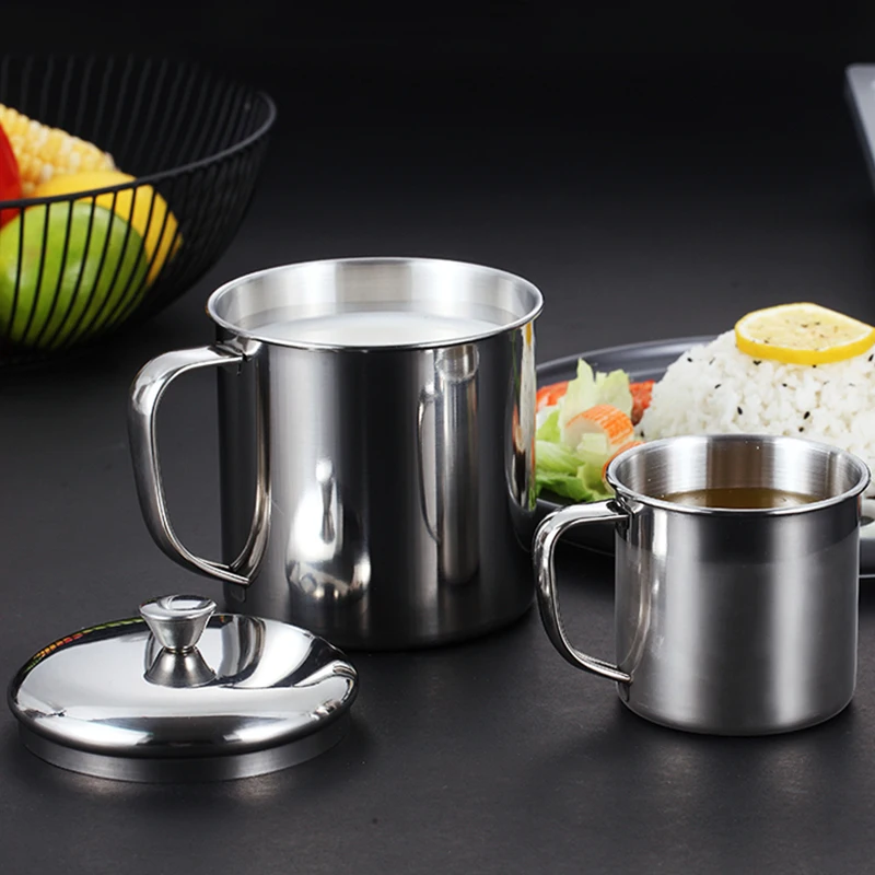 Stainless Steel Mug With Lid Portable Cup Travel Tumbler Home Office Water Milk Coffee Tea Cup Beer Juice Drinking Mugs
Stainless Steel Mug With Lid Portable Cup Travel Tumbler Home Office Water Milk Coffee Tea Cup Beer Juice Drinking Mugs