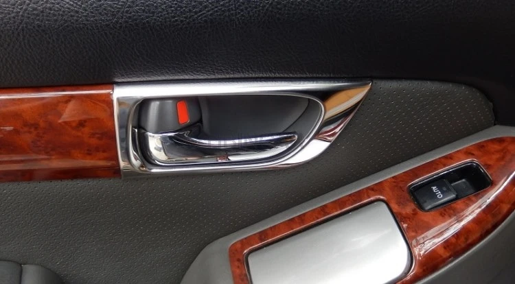 For Toyota Land Cruiser Prado 120 J12 2700 FJ120 2003-2009 Inside handle Decorative patch Modification Interior Inner door 
For Toyota Land Cruiser Prado 120 J12 2700 FJ120 2003-2009 Inside handle Decorative patch Modification Interior Inner door
