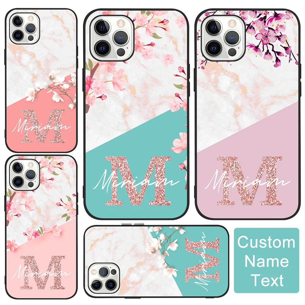 Custom Name Flower Phone Case For iphone 11 12 Pro Max 7 8 Plus X XS XR Soft Liquid Silicone Cover Boys and girls Gift 2021 New
Custom Name Flower Phone Case For iphone 11 12 Pro Max 7 8 Plus X XS XR Soft Liquid Silicone Cover Boys and girls Gift 2021 New