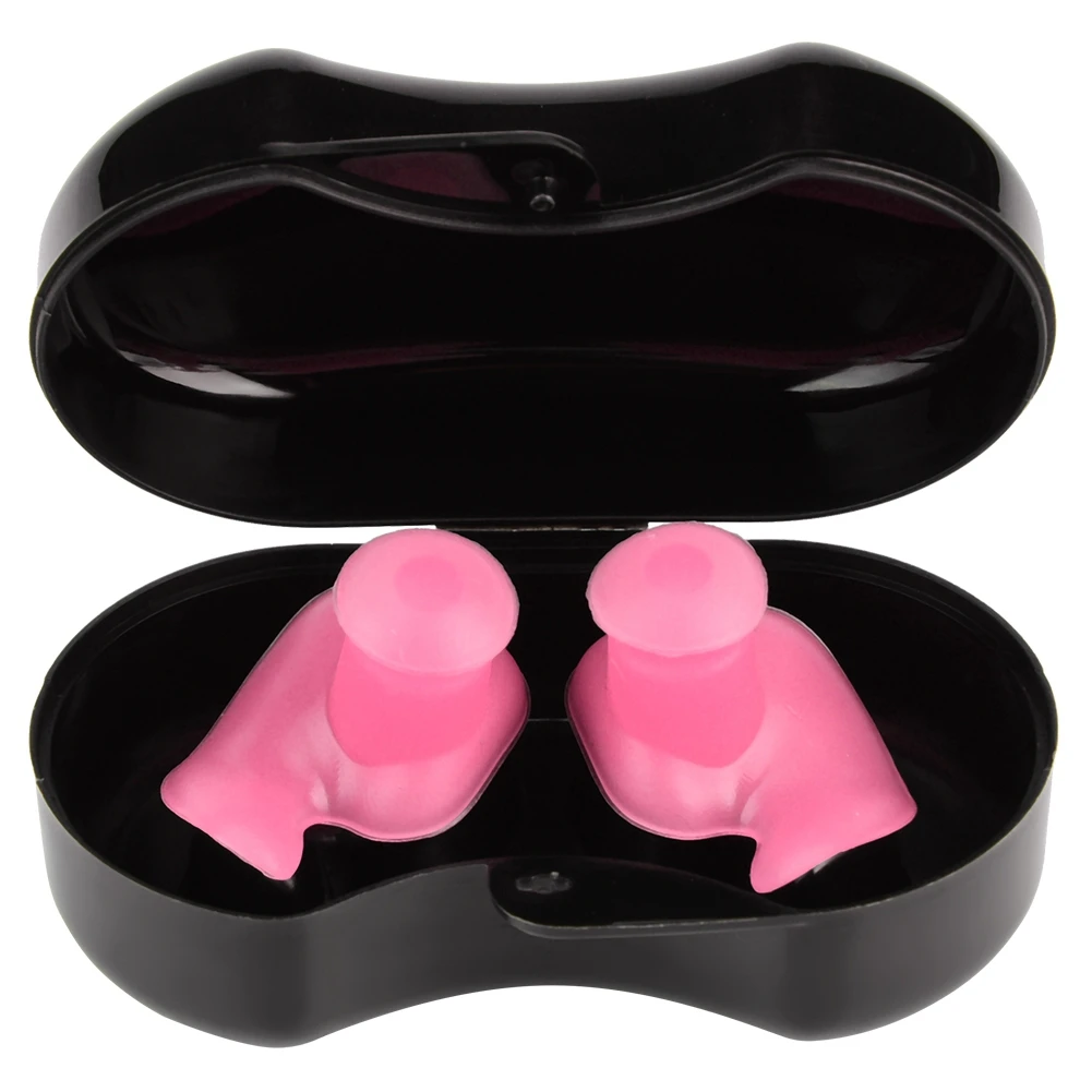 1 Pair Professional Silicone Waterproof Anti-noise Earplugs for Swimming Diving (Pink)
1 Pair Professional Silicone Waterproof Anti-noise Earplugs for Swimming Diving (Pink)