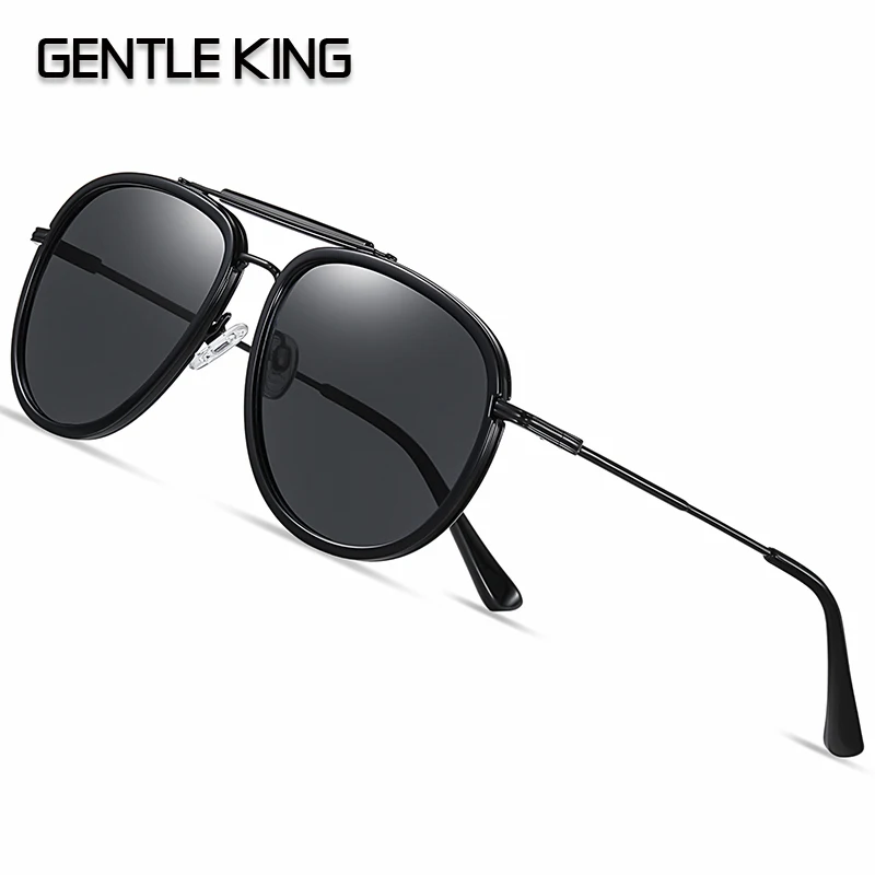 

GENTLE KING Ultra Light Men Polarized Sunglasses Frame Strengthen TAC Mirror Anti-Glare Driving Sun Glasses UV400