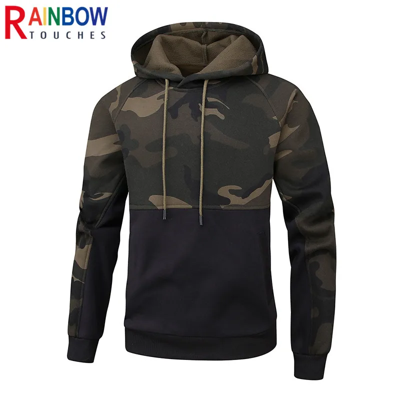 Rainbowtouches New Winter Fashion Style Camouflage Panel Sportswear Men's Causel Loose Training Running Longth-sleeve Hoodie
Rainbowtouches New Winter Fashion Style Camouflage Panel Sportswear Men's Causel Loose Training Running Longth-sleeve Hoodie