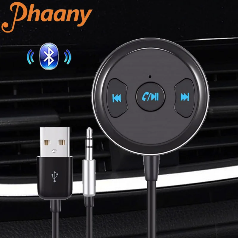 Phaany Bluetooth Car Kit Handsfree AUX 3.5MM Music Audio Receiver Car MP3 Player USB Power Supply Car Accessories
Phaany Bluetooth Car Kit Handsfree AUX 3.5MM Music Audio Receiver Car MP3 Player USB Power Supply Car Accessories