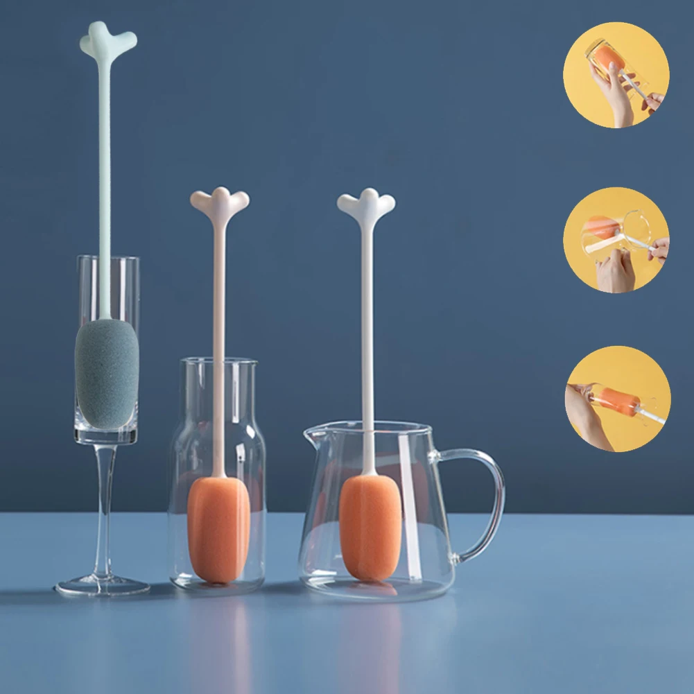 3Pcs Sponge Cup Brush Cup Scrubber Glass Cleaner Kitchen Clean Tool Long Handle Drink Wineglass Bottle Glass Cup Cleaning Brush
3Pcs Sponge Cup Brush Cup Scrubber Glass Cleaner Kitchen Clean Tool Long Handle Drink Wineglass Bottle Glass Cup Cleaning Brush