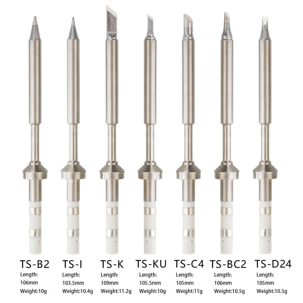 TS100 Soldering Iron Tips TS100-BC2/K/KU/C4/B2/D24/I Welding Tips Head For Soldering Station DIY Tools
TS100 Soldering Iron Tips TS100-BC2/K/KU/C4/B2/D24/I Welding Tips Head For Soldering Station DIY Tools