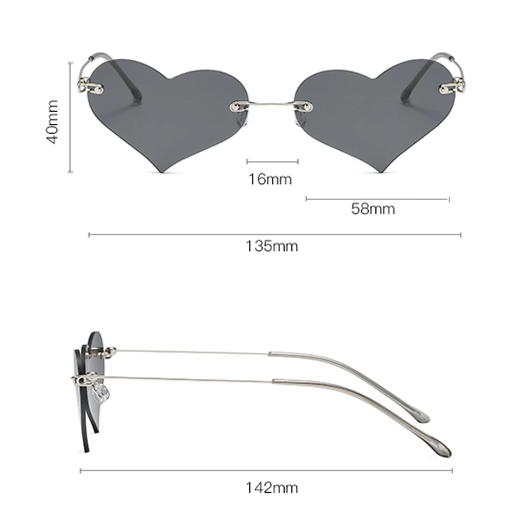 Peekaboo red love heart sunglasses for women frameless 2021 trending purple green ultralight rimless glasses female dropshipping
Peekaboo red love heart sunglasses for women frameless 2021 trending purple green ultralight rimless glasses female dropshipping