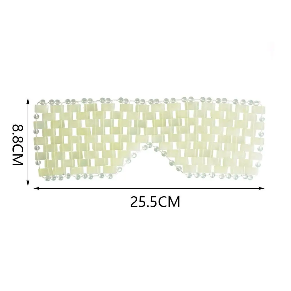 Natural Jade Eye Mask Jade Eye Curtains Hand-woven Eye Jade Mask To Relieve Eye Fatigue
Natural Jade Eye Mask Jade Eye Curtains Hand-woven Eye Jade Mask To Relieve Eye Fatigue