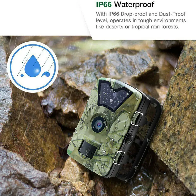 Wilderness Trail Solar Powered Camera Wireless Waterproof Infrared Night Vision JHP-Best | Безопасность и защита