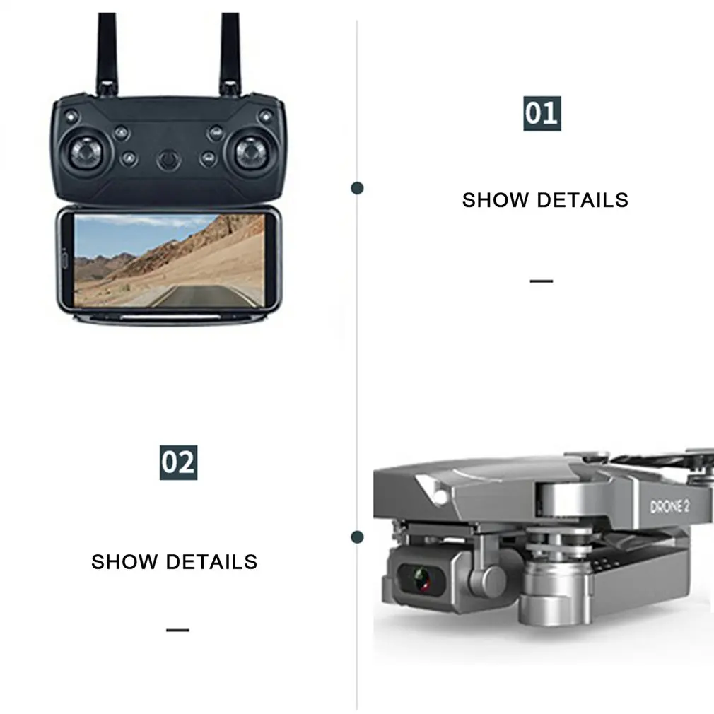 E68 Quadcopter High Definition Aerial Photography Folding Drone 4K Remote Control Plane Metal Spray Painting
E68 Quadcopter High Definition Aerial Photography Folding Drone 4K Remote Control Plane Metal Spray Painting