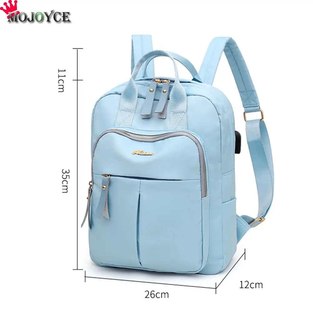 USB Backpack Anti-theft Travel Pure Color Shoulder Bags Classic Delicate Creative Design Chic Women Girls Schoolbags
USB Backpack Anti-theft Travel Pure Color Shoulder Bags Classic Delicate Creative Design Chic Women Girls Schoolbags