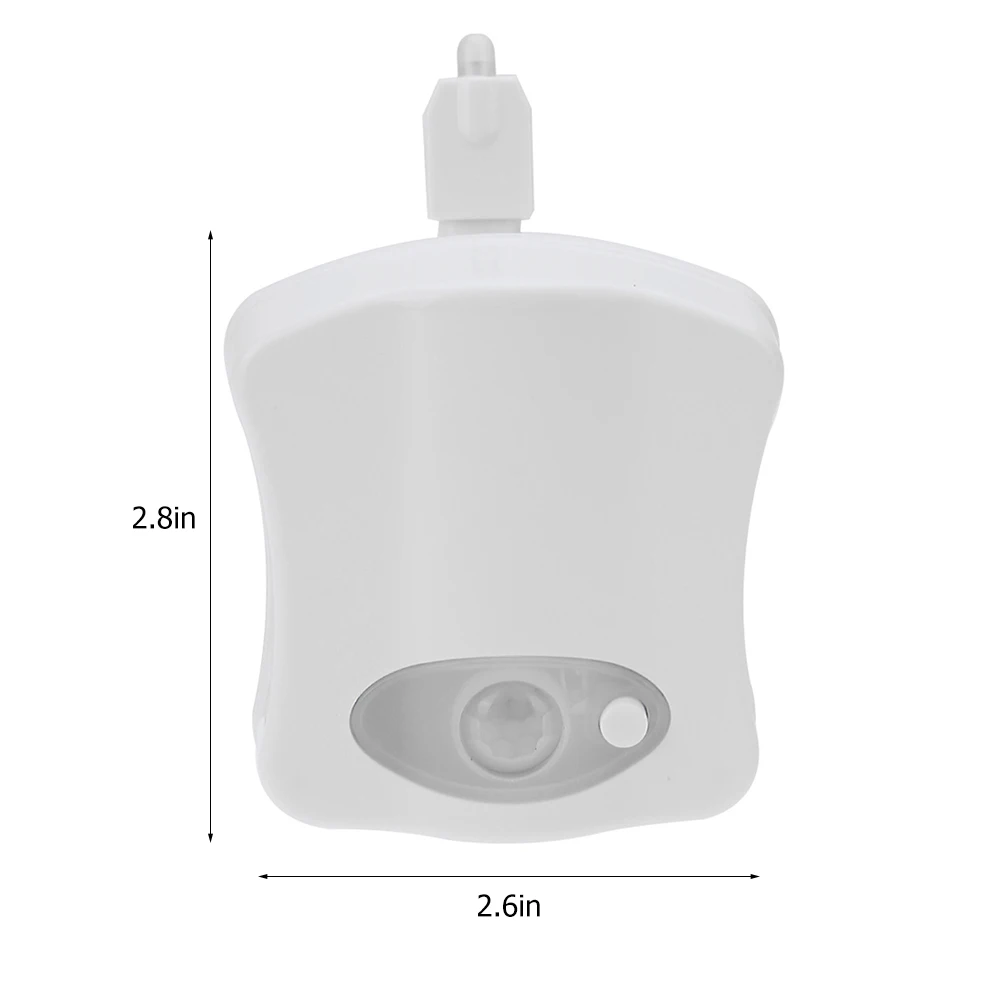 Smart Motion Sensor Toilet Seat Night Light 8/16 Colors Waterproof Backlight Body Sensor Hanging Toilet Lamp WC Toilet Light
Smart Motion Sensor Toilet Seat Night Light 8/16 Colors Waterproof Backlight Body Sensor Hanging Toilet Lamp WC Toilet Light