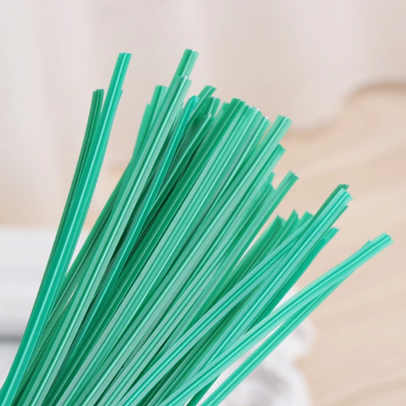 100 Pcs Garden Coated Twist Wire String Tie Plant Support Plastic Strap Cables
100 Pcs Garden Coated Twist Wire String Tie Plant Support Plastic Strap Cables
