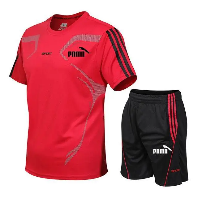 New Casual Male Brand Tracksuit Clothing Men Sets Fitness Sporting Suits Short Sleeve T Shirt + Shorts Quick Drying 2 Piece Set
New Casual Male Brand Tracksuit Clothing Men Sets Fitness Sporting Suits Short Sleeve T Shirt + Shorts Quick Drying 2 Piece Set