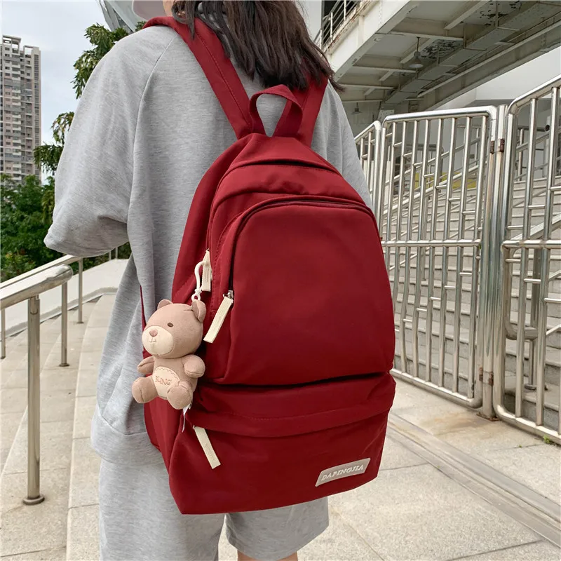 New Simple Women Backpack High Quality Waterproof Nylon School Backpacks Bag Big Student Bag Cute Girl Travel Rucksacks Ladies
New Simple Women Backpack High Quality Waterproof Nylon School Backpacks Bag Big Student Bag Cute Girl Travel Rucksacks Ladies