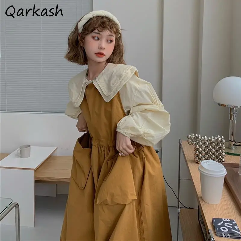 Женский костюм в стиле преппи, повседневная Осенняя Милая женская Праздничная мягкая однобортная рубашка с воротником «Питер Пэн», однотон...
Женский костюм в стиле преппи, повседневная Осенняя Милая женская Праздничная мягкая однобортная рубашка с воротником «Питер Пэн», однотон...