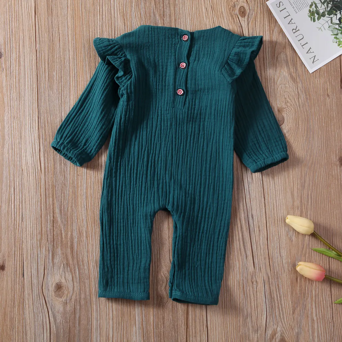 2020 Baby Spring Autumn Clothing Newborn Kid Baby Girl Clothes Flower Embroidery Ruffle Romper Jumpsuit Long Sleeve Outfit
2020 Baby Spring Autumn Clothing Newborn Kid Baby Girl Clothes Flower Embroidery Ruffle Romper Jumpsuit Long Sleeve Outfit