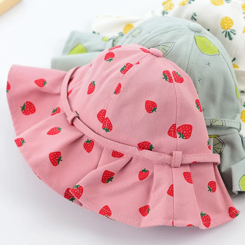 2021 New Cute Summer Baby Girl Bucket Hat Print Outdoor Bowknot Kids Girl Sun Hat Children Intant Toddler Panama Beach Cap
2021 New Cute Summer Baby Girl Bucket Hat Print Outdoor Bowknot Kids Girl Sun Hat Children Intant Toddler Panama Beach Cap
