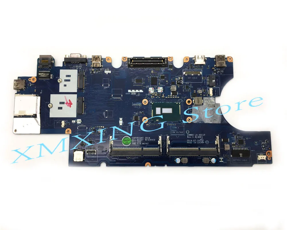 FULCOL для DELL Latitude E5550 Материнская плата ноутбука Процессор I5 LA A911P CN 0M5HV7 0W4CTJ W4CTJ M5HV7