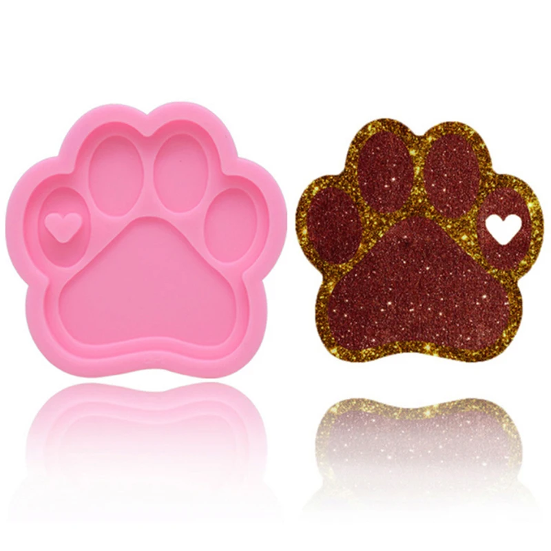 Shiny Love Bear Paw Molds For Keychains DIY Dog Foot Epoxy Model Resin Key Keychains Moulds Silicone Mold
Shiny Love Bear Paw Molds For Keychains DIY Dog Foot Epoxy Model Resin Key Keychains Moulds Silicone Mold