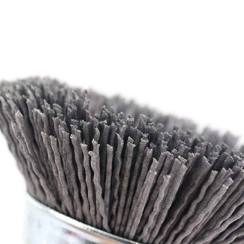 6 Pack 3 Inch Abrasive Wire Cup Brush, Cup Brush for 1/4 Inch Shank Drill, Nylon Cup Brushes for Removal Of Rust
6 Pack 3 Inch Abrasive Wire Cup Brush, Cup Brush for 1/4 Inch Shank Drill, Nylon Cup Brushes for Removal Of Rust