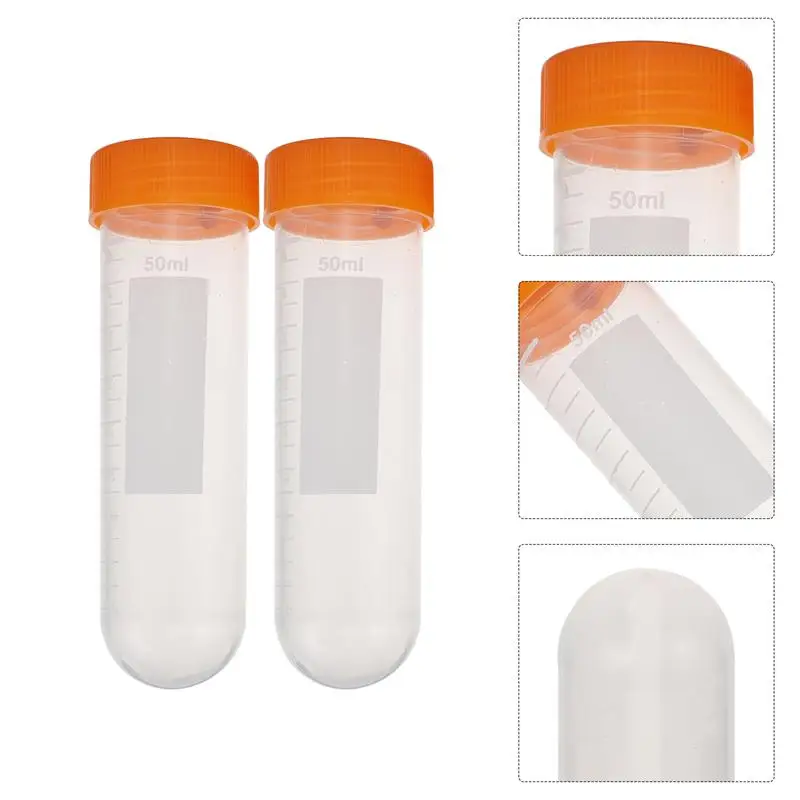 50pcs 50ml Centrifuge Test Tube Vial Plastic Containers for Labs Sample Storage
50pcs 50ml Centrifuge Test Tube Vial Plastic Containers for Labs Sample Storage