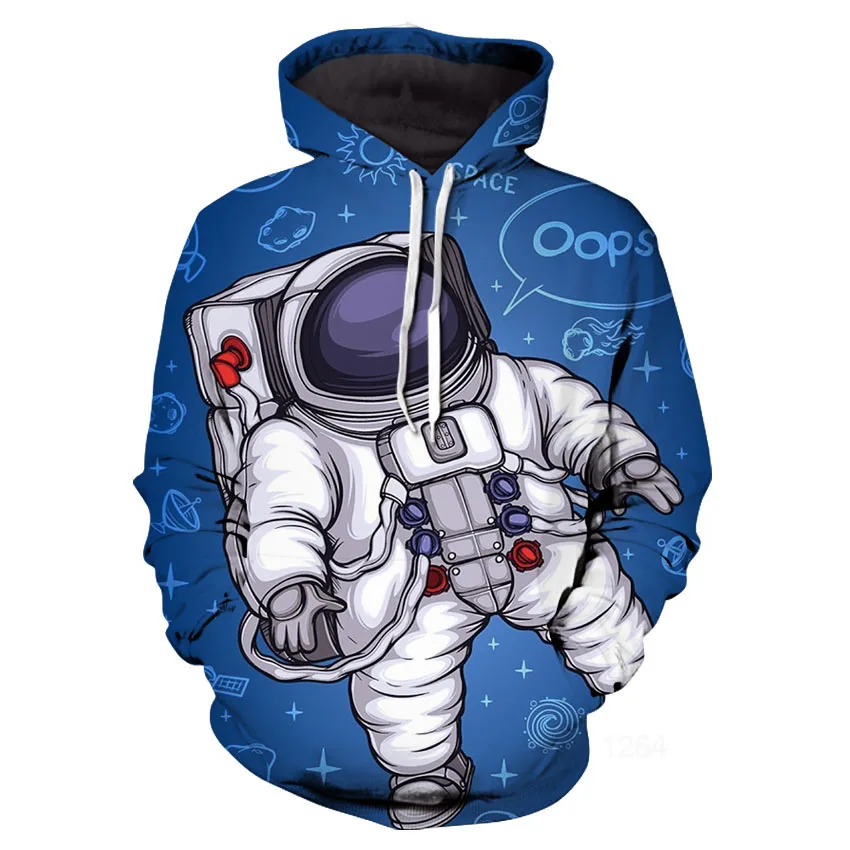 3D printed astronaut space suit hoodie hip hop funny sweatshirt brand design hoodie fashion cartoon boy girl kids jacket
3D printed astronaut space suit hoodie hip hop funny sweatshirt brand design hoodie fashion cartoon boy girl kids jacket