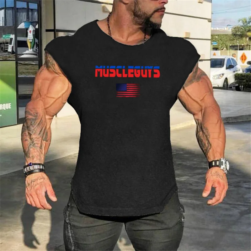 Fashion Brand Muscle Clothes Workout Vest Tank Top Men Gym Sleeveless Shirt Bodybuilding Stringer Fitness Men's Cotton Singlets
Fashion Brand Muscle Clothes Workout Vest Tank Top Men Gym Sleeveless Shirt Bodybuilding Stringer Fitness Men's Cotton Singlets
