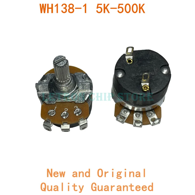 

2PCS WH138-1 adjustable resistance speed regulator with switch potentiometer B5K B10K B20K B50K B100K B200K B250K B500K