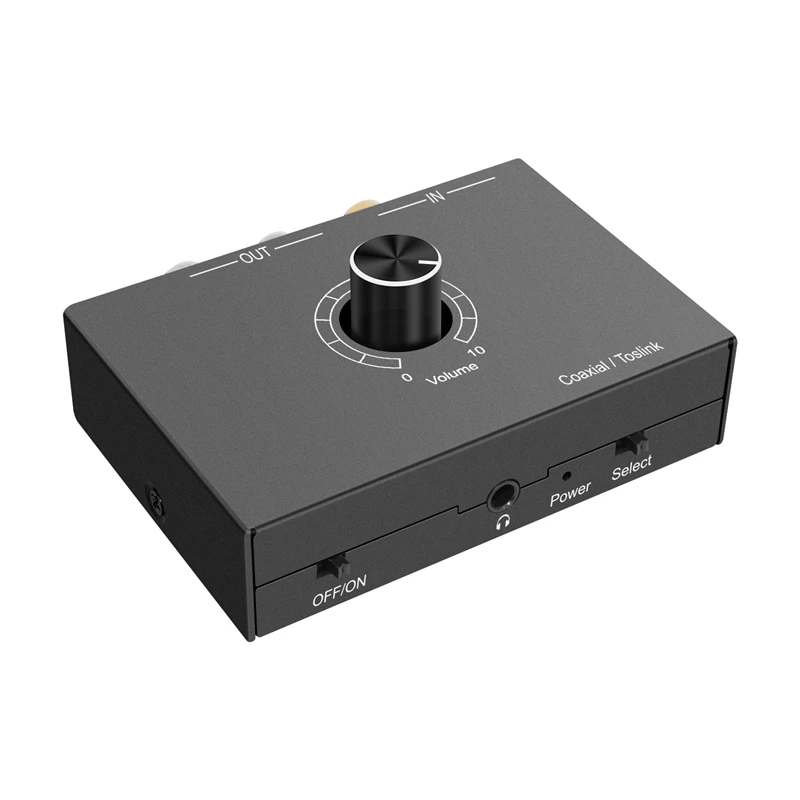 DAC Converter Multifunction Audio Converter,ARC Audio Extractor Adapter, Toslink To Coaxial Digital To Analog Converter
DAC Converter Multifunction Audio Converter,ARC Audio Extractor Adapter, Toslink To Coaxial Digital To Analog Converter