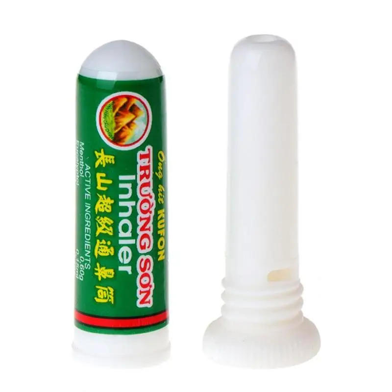 Thailand Herbal Nasal Inhaler Stick Mint Cylinder Treament Congestion For Asthma Nasal Refreshing Aroma Stick Inhaler Heada D9E6 
Thailand Herbal Nasal Inhaler Stick Mint Cylinder Treament Congestion For Asthma Nasal Refreshing Aroma Stick Inhaler Heada D9E6
