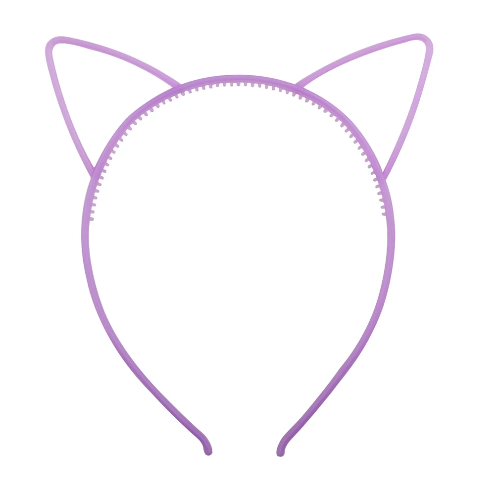 Meimile fasion cat ears headband hair accessories glow in dark cartoon animal hoop for party fluorescence colors headwear | Аксессуары