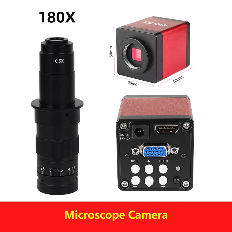 Цифровой видео HDMI микроскоп камера Full HD 13MP 16MP USB микроскоп 130X 180X зум C крепление объектива для телефона Пайка Ремонт
Цифровой видео HDMI микроскоп камера Full HD 13MP 16MP USB микроскоп 130X 180X зум C крепление объектива для телефона Пайка Ремонт