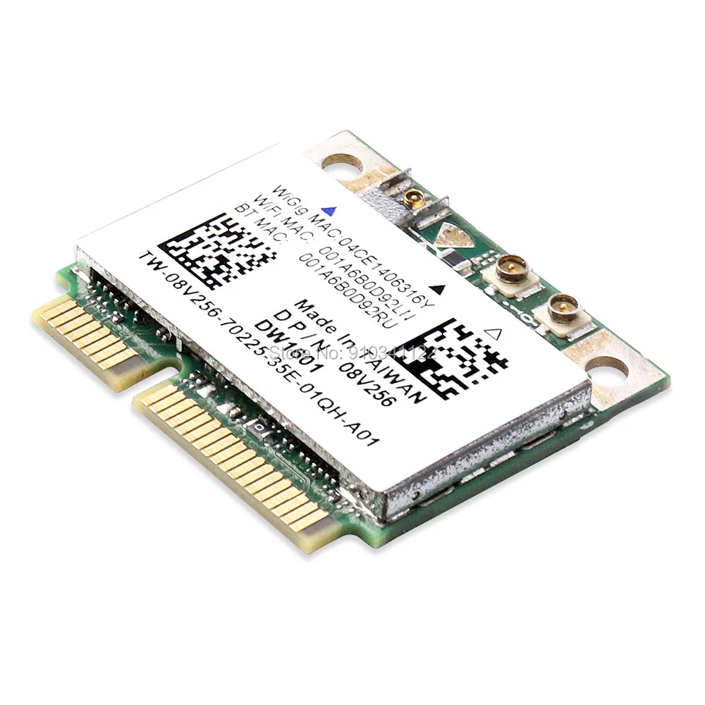 Беспроводная мини-карта DW1601 QCA9005 8V256 WiGig 802.11AD 7 Гбит/с PCI-E для ноутбуков Dell Latitude 6430u