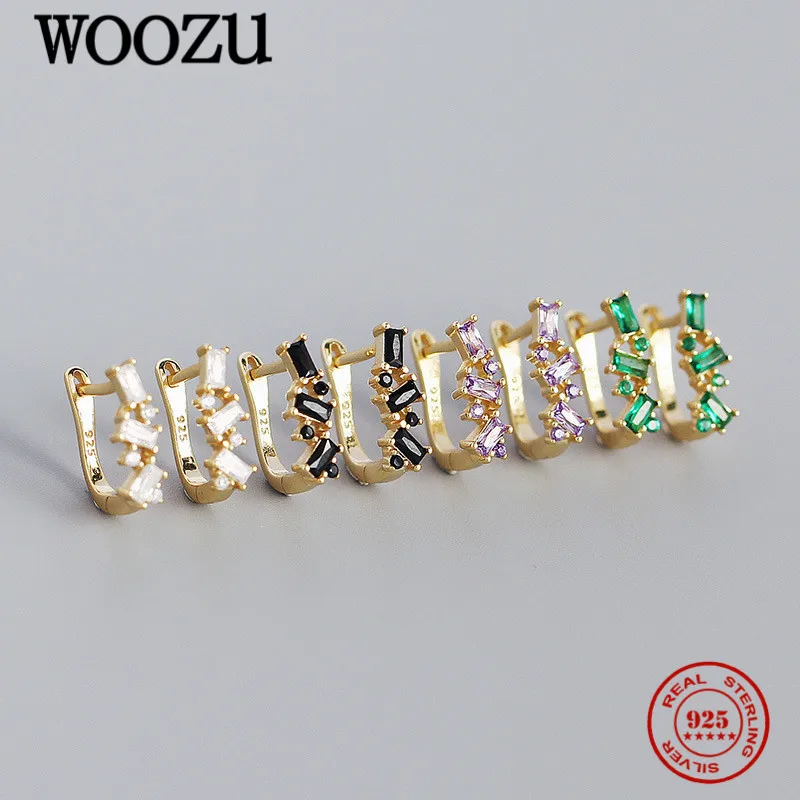 Пряжка для ушей WOOZU из настоящего стерлингового серебра 925 пробы с геометрическим квадратным кристаллом
Пряжка для ушей WOOZU из настоящего стерлингового серебра 925 пробы с геометрическим квадратным кристаллом