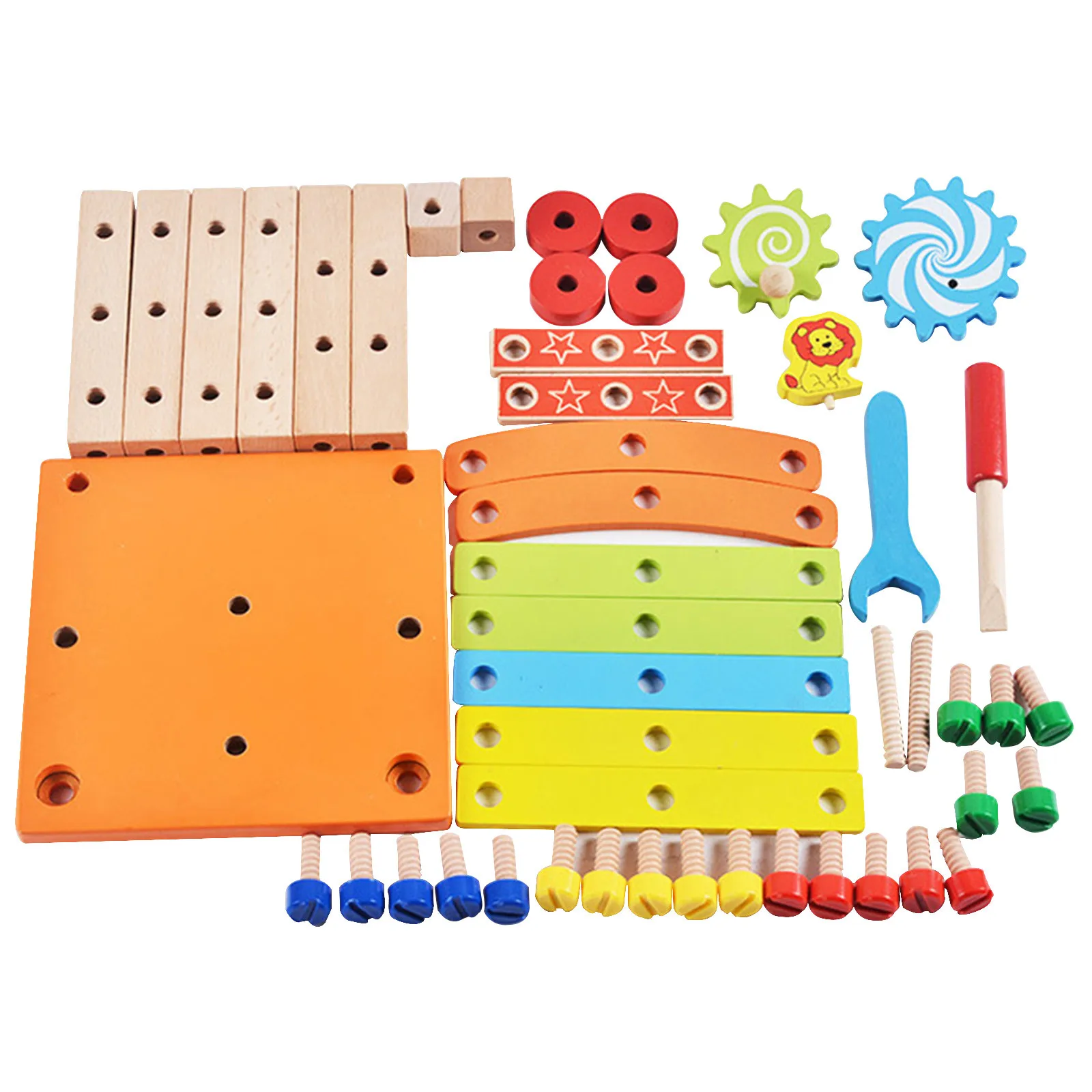 40# Wooden Children Assembly And Disassembly Chair Screw Nut Combination Block Decorative Diy Chair Children's Educational Toys
40# Wooden Children Assembly And Disassembly Chair Screw Nut Combination Block Decorative Diy Chair Children's Educational Toys