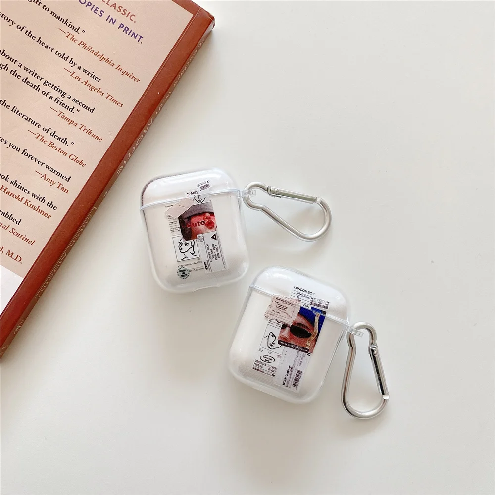 Cute Girl Sunglass Man Case For Airpods Clear Silicone Shockproof Case for Air pods Pro Soft Build block Transparent Cover Bags
Cute Girl Sunglass Man Case For Airpods Clear Silicone Shockproof Case for Air pods Pro Soft Build block Transparent Cover Bags