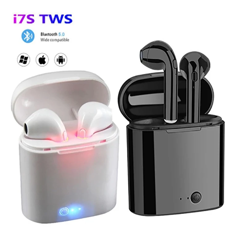 i7s TWS Wireless Headsets Blueooth 5.0 Headphones Sport Earbuds Noise Cancel Earpiece With Charging Box For All Smartphone
i7s TWS Wireless Headsets Blueooth 5.0 Headphones Sport Earbuds Noise Cancel Earpiece With Charging Box For All Smartphone