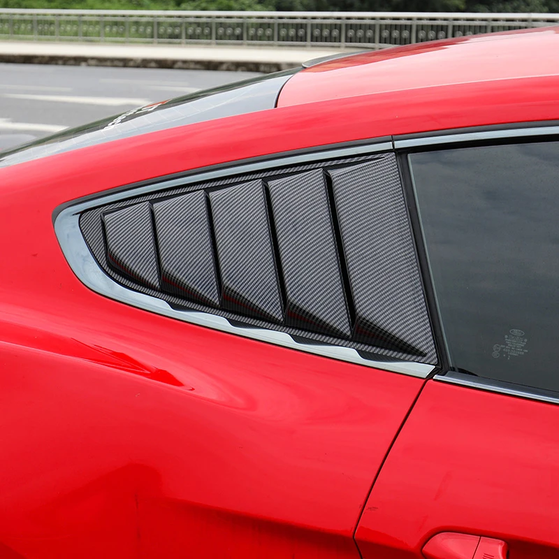 QHCP Car Rear Side Window Shutter Triangle Blinder Sunshade Shutters Louvers 2Pcs For Ford Mustang 2015 2016 2017 2018 2019 2020
QHCP Car Rear Side Window Shutter Triangle Blinder Sunshade Shutters Louvers 2Pcs For Ford Mustang 2015 2016 2017 2018 2019 2020