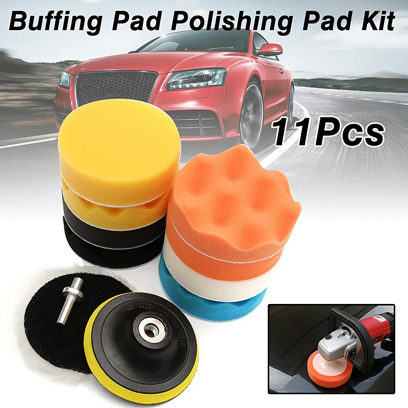 3inch Car Polishing Disc 11Pcs/Set Self-Adhesive Buffing Waxing Sponge Wool Wheel Polishing Pad M10 Drill Adapter For Polisher
3inch Car Polishing Disc 11Pcs/Set Self-Adhesive Buffing Waxing Sponge Wool Wheel Polishing Pad M10 Drill Adapter For Polisher