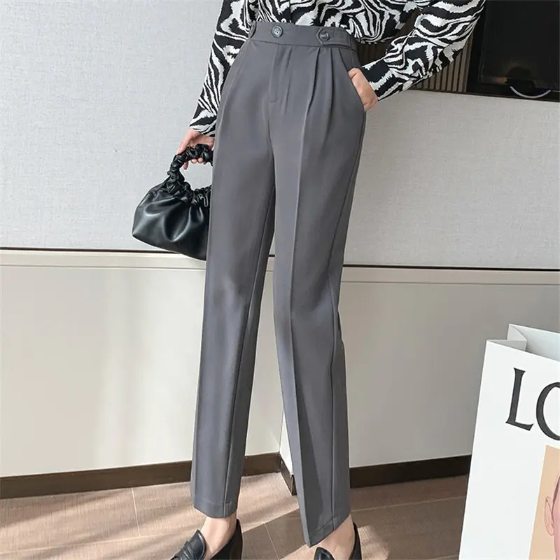 HziriP 2021 New Summer High Waist Casual Brief Thin Hot All Match Straight Trousers Loose Solid Gentle Lady Chiffon Chic Pants
HziriP 2021 New Summer High Waist Casual Brief Thin Hot All Match Straight Trousers Loose Solid Gentle Lady Chiffon Chic Pants