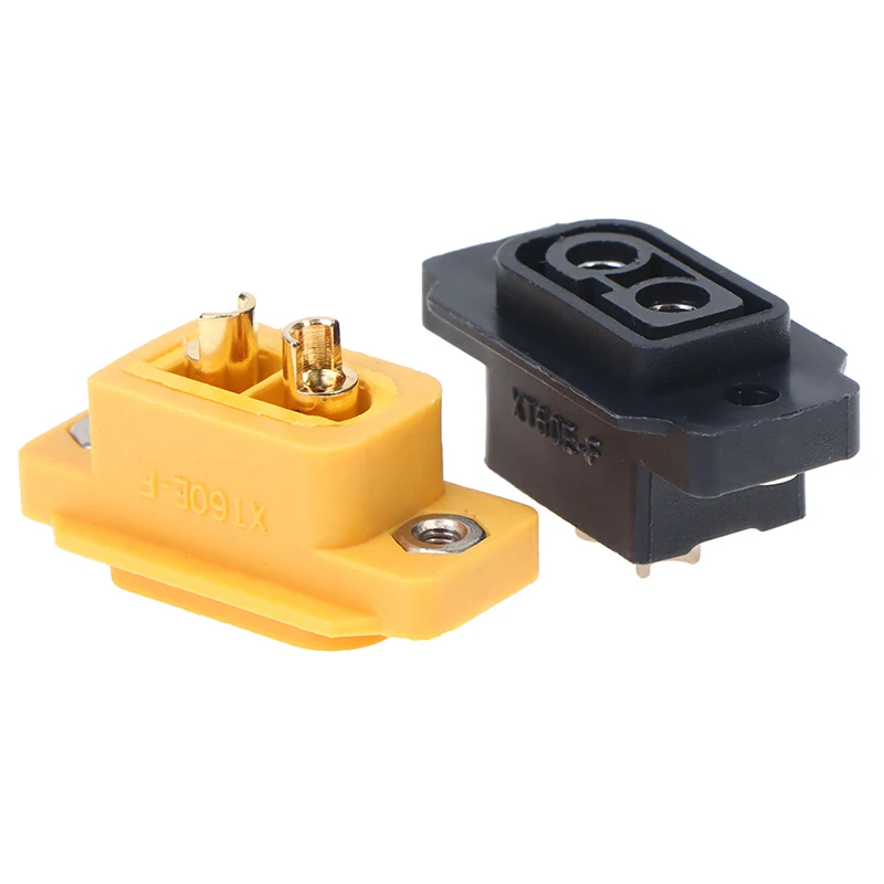XT60E-F Female Plug Large Current Gold/Brass Ni Plated Connector Power Battery Connecting Adapter for DIY RC Electric Car
XT60E-F Female Plug Large Current Gold/Brass Ni Plated Connector Power Battery Connecting Adapter for DIY RC Electric Car