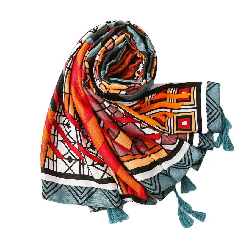 Fashion 2020 Women Scarf Print Cotton Winter Warm New Brand Scarves Hijabs Pashmina Foulard Bandana Poncho Hijab Viscose Tassel
Fashion 2020 Women Scarf Print Cotton Winter Warm New Brand Scarves Hijabs Pashmina Foulard Bandana Poncho Hijab Viscose Tassel