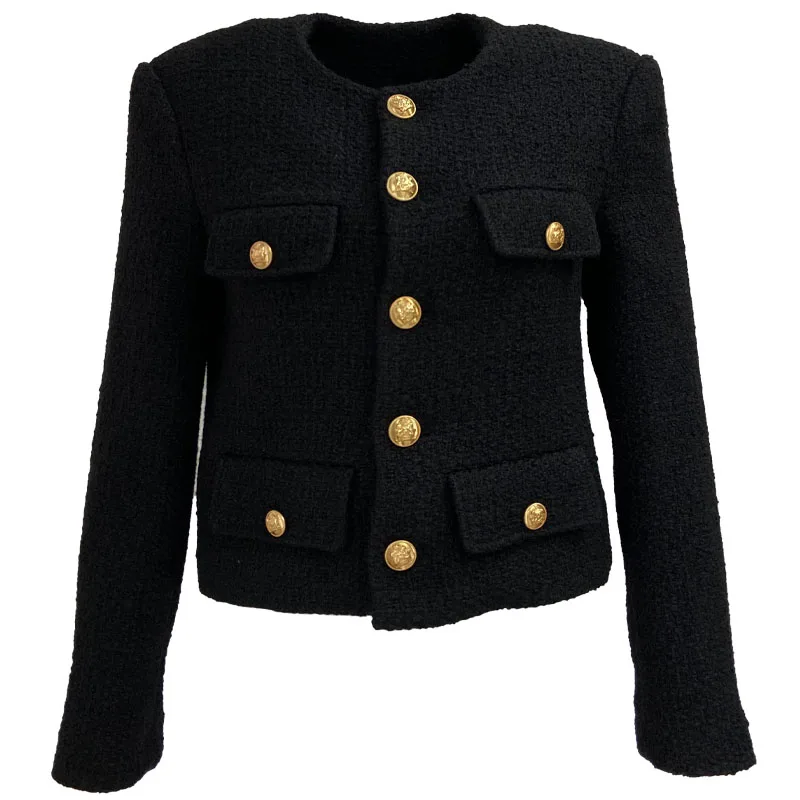 Traf Tweed Jackets Women Runway 2021 Autumn Fashion High Quality Button Up Long Sleeve Elegant Vintage Clothes Top Outwear Mujer
Traf Tweed Jackets Women Runway 2021 Autumn Fashion High Quality Button Up Long Sleeve Elegant Vintage Clothes Top Outwear Mujer