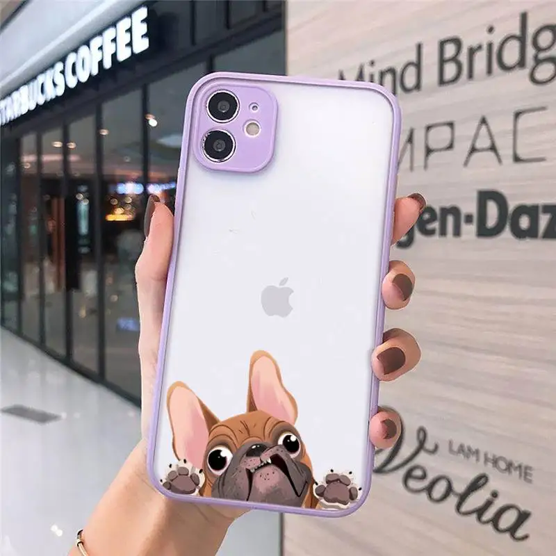 Dog French Bulldog cute animal luxury Phone Case funda matte transparent For iphone 7 8 11 12 plus mini x xs xr pro max cover
Dog French Bulldog cute animal luxury Phone Case funda matte transparent For iphone 7 8 11 12 plus mini x xs xr pro max cover