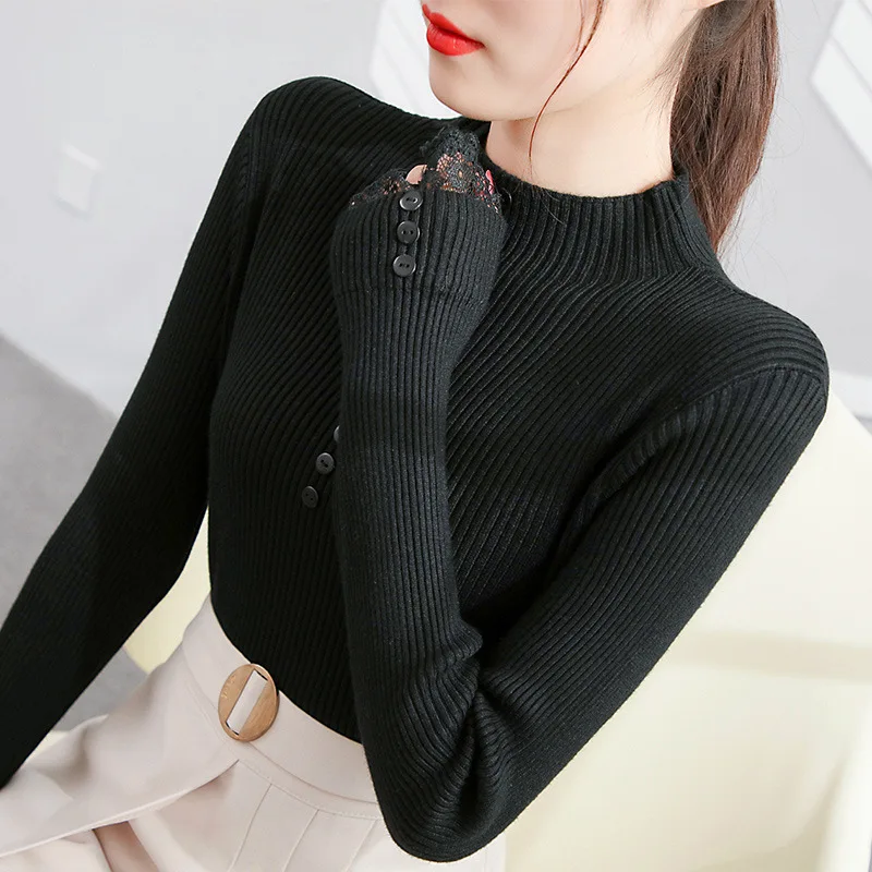 2020 Autumn Winter Women Pullovers Sweater Knitted Korean Elasticity Casual Jumper Fashion Slim Turtleneck Warm Female Sweaters
2020 Autumn Winter Women Pullovers Sweater Knitted Korean Elasticity Casual Jumper Fashion Slim Turtleneck Warm Female Sweaters