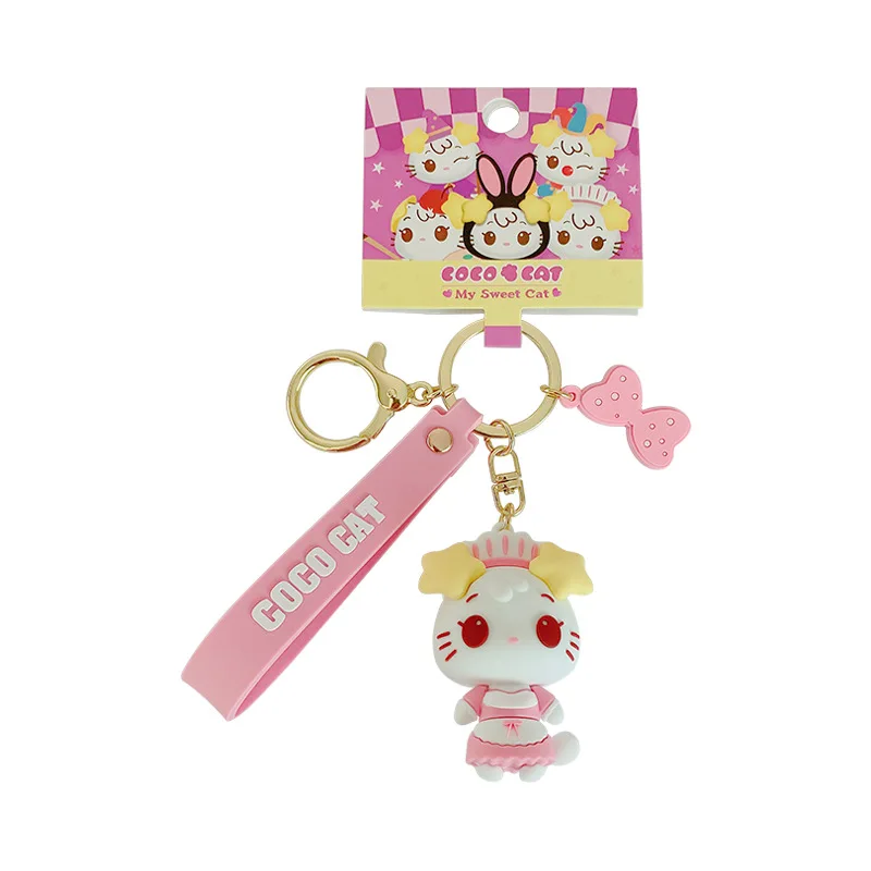 Cartoon KT Clown Bunny Girl Magician Cat Auspicious Cat Sweet Keychain Female Cute Creative Couple Car Key Chain Pendant Gift
Cartoon KT Clown Bunny Girl Magician Cat Auspicious Cat Sweet Keychain Female Cute Creative Couple Car Key Chain Pendant Gift