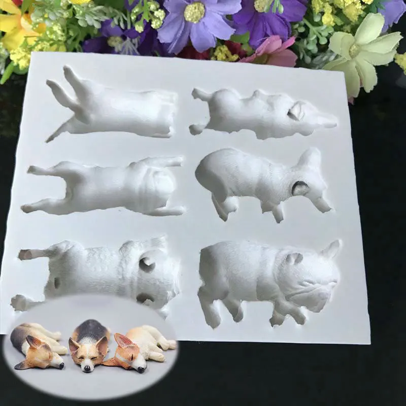 Cute 3D Dog Pet Shaped Doggy Icing Mold Animal Silicone Fondant Chocolate Baking Cake Mould
Cute 3D Dog Pet Shaped Doggy Icing Mold Animal Silicone Fondant Chocolate Baking Cake Mould