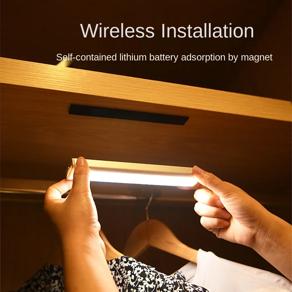 LED night light energy-saving light-controlled motion sensor USB rechargeable lamp, cabinet wardrobe kitchen wall bedside lamp
LED night light energy-saving light-controlled motion sensor USB rechargeable lamp, cabinet wardrobe kitchen wall bedside lamp