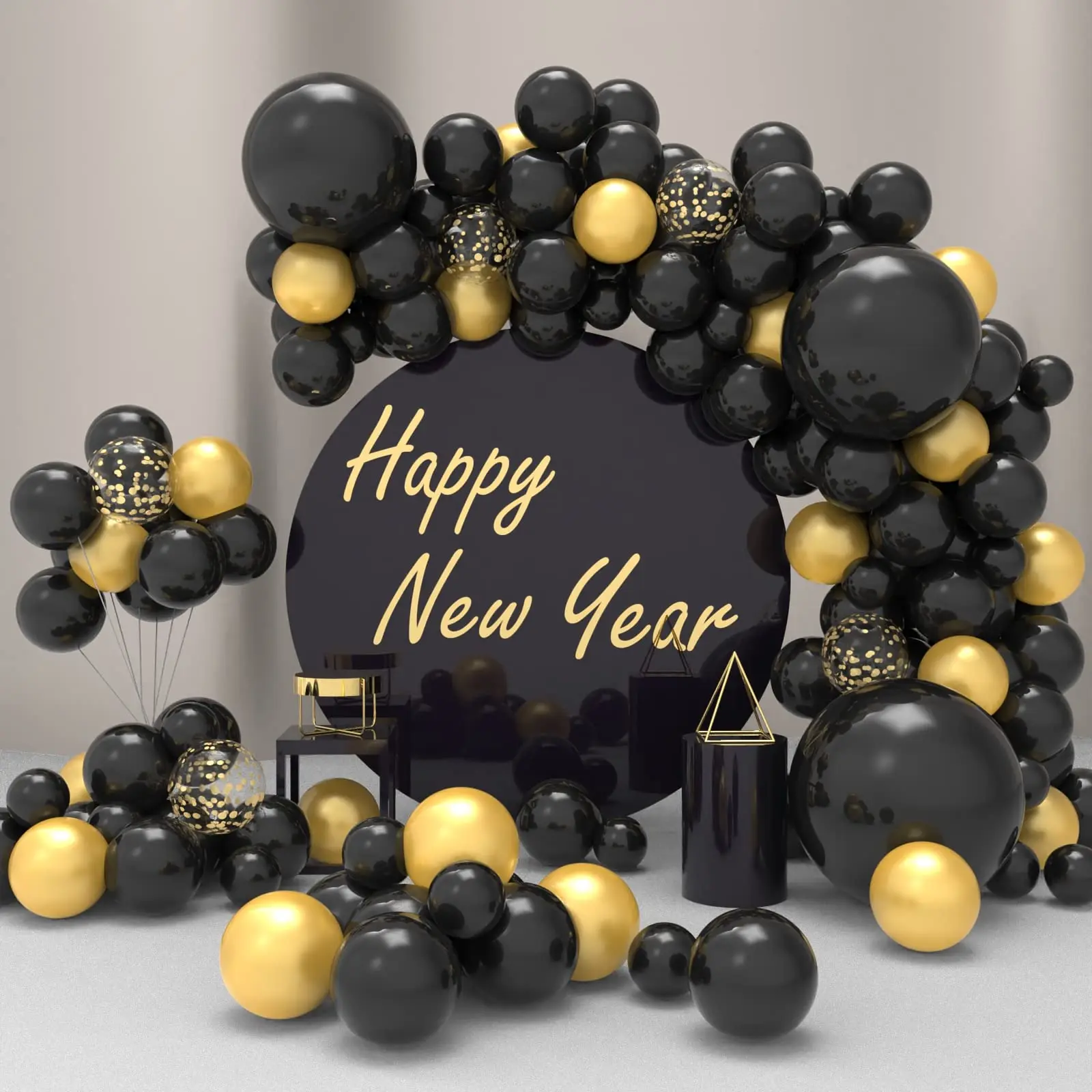 1 Set Black Gold Balloon Garland Arch Chrome Gold Confetti Air Globos For Birthday New Year Party Graduation Wedding Party Decor
1 Set Black Gold Balloon Garland Arch Chrome Gold Confetti Air Globos For Birthday New Year Party Graduation Wedding Party Decor
